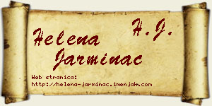 Helena Jarminac vizit kartica